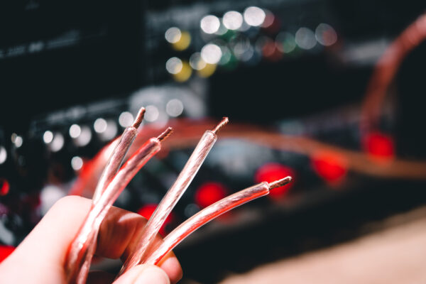 Cable wire rose gold